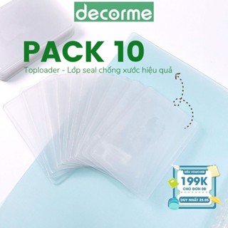 Set 25/50/100 chiếc Toploader kích thước A7 - B8 đựng card ảnh, card idol Kpop