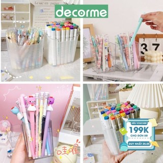 Kệ đựng bút DecorMe ống đựng bút đa năng tiện lợi đựng bút viết decor bàn học dụng cụ văn phòng phẩm ống cắm bút