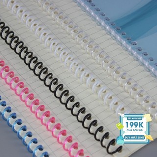 Gáy lò xo DecorMe binder thanh còng lò xo làm sổ có thể cắt được nhiều size nhiều màu