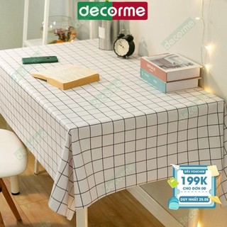 Khăn trải bàn deco mono chất liệu PVC không thấm nước dùng làm phông nền chụp ảnh picnic dã ngoại