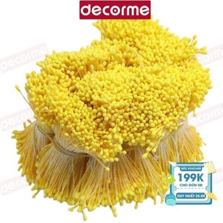 Set 400 Nhụy hoa  khô handmade, phụ kiện quà tặng độc đáo, DECORME