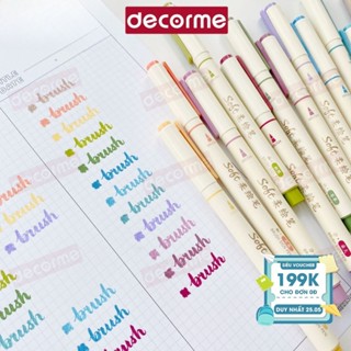 Bút Brush Sign Pen phong cách Vintage Viết Calligraphy DecorMe tiêu đề sổ bullet journal