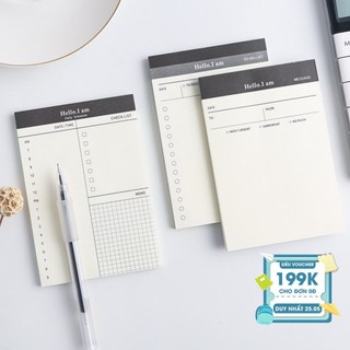Giấy Note planner Decorme Ghi chú Kế Hoạch / Lịch Trình Hàng Ngày