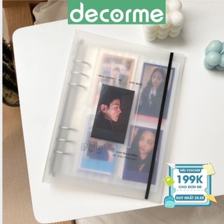 Binder A5 6 còng DecorMe sổ còng A5 6 lỗ làm sổ collect book lắp sheetmeet đựng ảnh