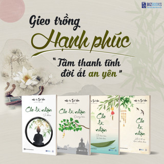Sách - 4 cuốn: cho là nhận - tâm thanh tĩnh, đời ắt an yên - đại sư tinh vân - bizbooks