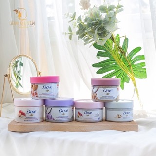 Tẩy Da Chết Toàn Thân DOVE Chăm Sóc Da Dưỡng Trắng Cấp Ẩm Cho Da ĐỨC MỸ (nhiều mùi)