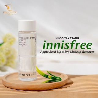 Tẩy trang Innisfree mắt môi táo xanh Apple Juicy Lip & Eye Remover