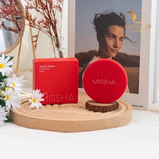  PHẤN NƯỚC  CUSHION  MISSHA ĐỎ  HỒNG KIỀM DẦU ,DƯỠNG ẨM 