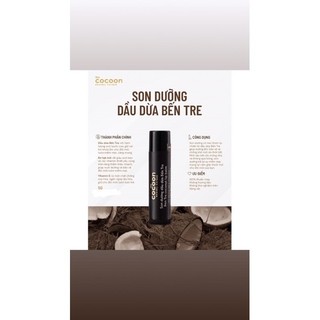 Son dưỡng dầu dừa Bến Tre Cocoon.