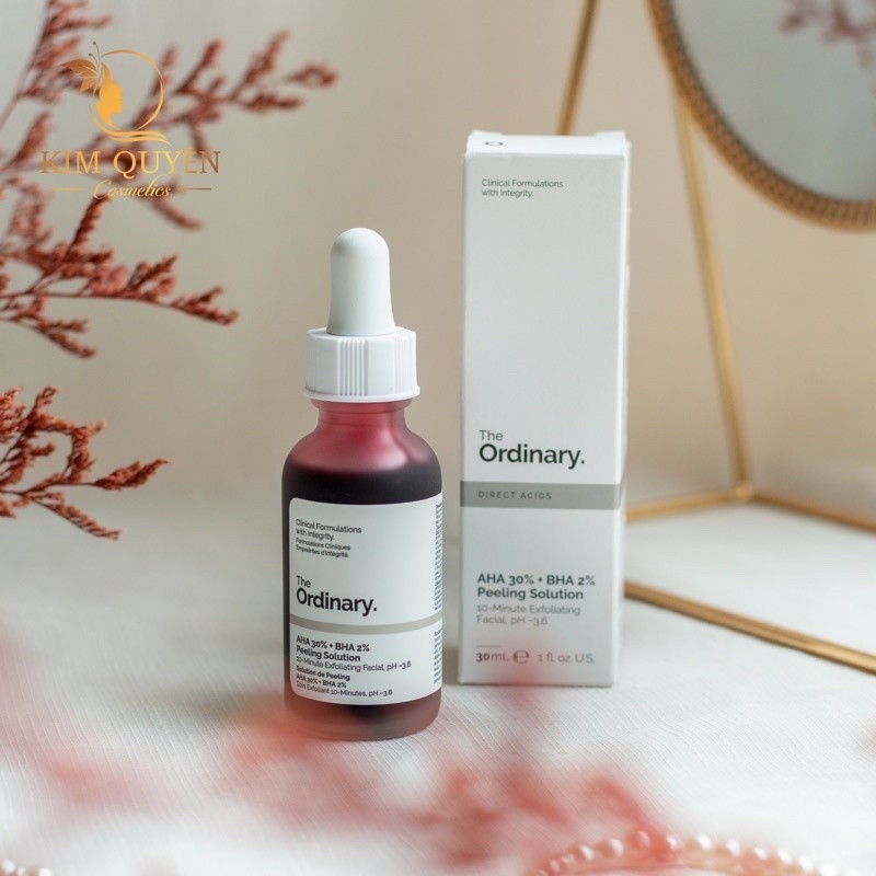 Serum peel da hoá học The Ordinary AHA 30% BHA 2% Peeling Solution (peel da the ordinary)