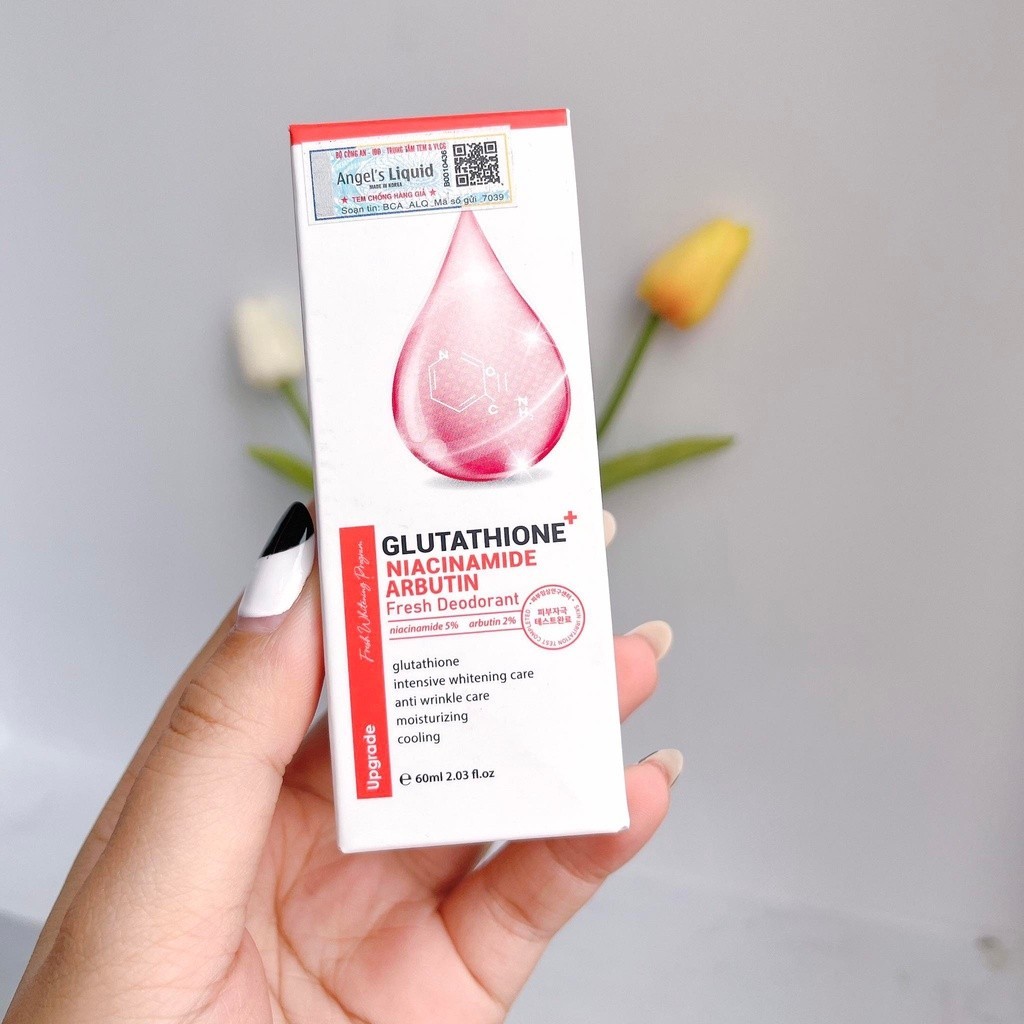 Lăn Khử Mùi Angle Liquid 7day glutathion 60ml