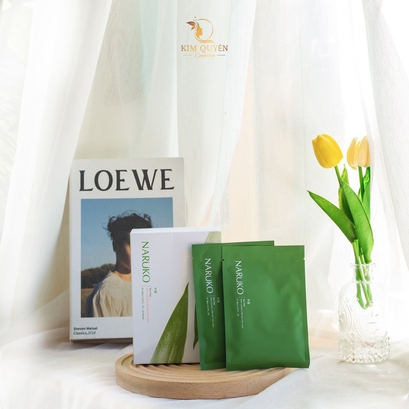 [MIẾNG LẺ] NARUKO - Mặt nạ tràm trà cải thiện da mụn teatree (Bản Đài)