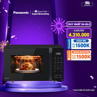  Lò vi sóng đối lưu chiên không dầu Panasonic nướng NN-CT65MBYUE 27L–20 thực đơn