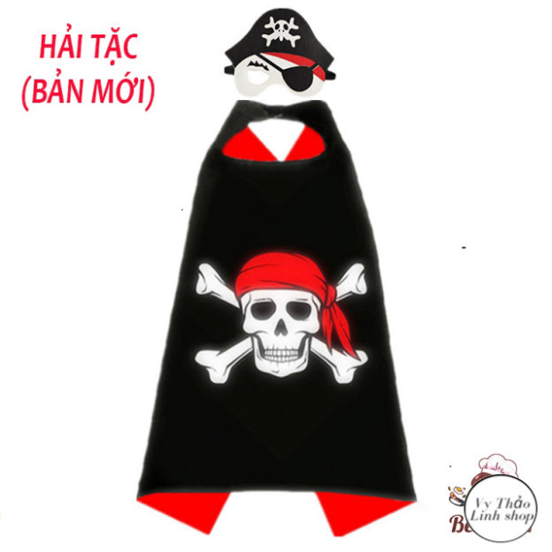 Bộ Áo Choàng Hóa Trang Cướp Biển / Ma Cà Rồng Dịp halloween Cho Bé Trai