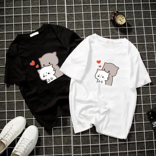Áo thun unisex nam nữ chibi hoạt hình dễ thương vải mịn  AP