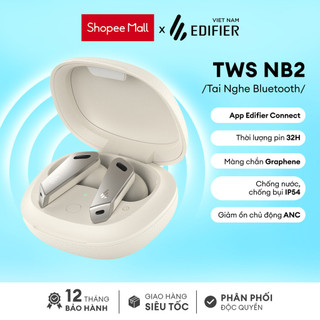 Tai nghe Bluetooth 5.0 EDIFIER TWS NB2 Âm thanh Stereo Chống nước IP54 Hàng chính hãng Bảo hành 12 tháng 
