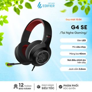 Tai nghe gaming âm thanh 5.1 EDIFIER G4 SE Kèm Mic đàm thoại Khử tiếng ồn - Hàng chính hãng Bảo hành 12 tháng