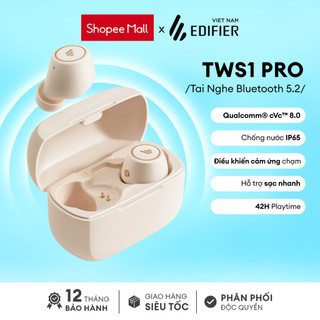 Tai nghe Bluetooth 5.2 EDIFIER TWS1 PRO - Thời gian phát 42h - Chống nước IP65