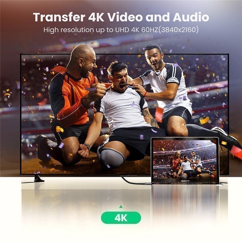 Cáp HDMI 2.0 độ phân giải 4K 60Hz cao cấp dài 1-5m UGREEN HD136 - Hàng phân phối chính hãng - Bảo hành 18 tháng