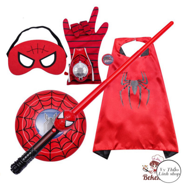 Đồ Chơi Siêu Nhân Spiderman Người Nhện Bắn Tơ, Găng Tay Người Nhện Bắn Tơ Độc Đáo Siêu Nhân Nhện Spi