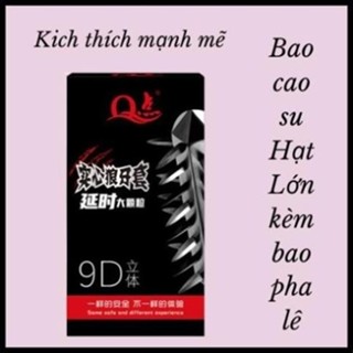 Bao Cao Su Bi Hạt Siêu Kích Thích pha lê Nhiều Gel - Hộp 10 chiếc Codomi