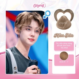 Thuốc Nhuộm Tóc Màu NÂU SỮA, NÂU TRÀ SỮA Nam Không Tẩy | Chenglovehair, Chenglovehairs