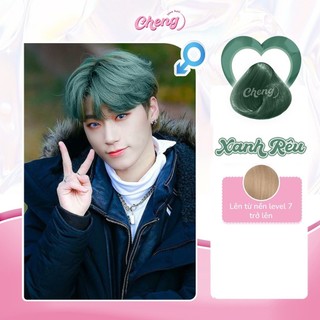 Thuốc Nhuộm Tóc Nam Màu XANH RÊU cần Tẩy | Chenglovehair, Chenglovehairs