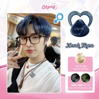 Thuốc Nhuộm Tóc XANH THAN Nam / XANH ĐEN / XANH DƯƠNG ĐEN Không Tẩy | Chenglovehair, Chenglovehairs