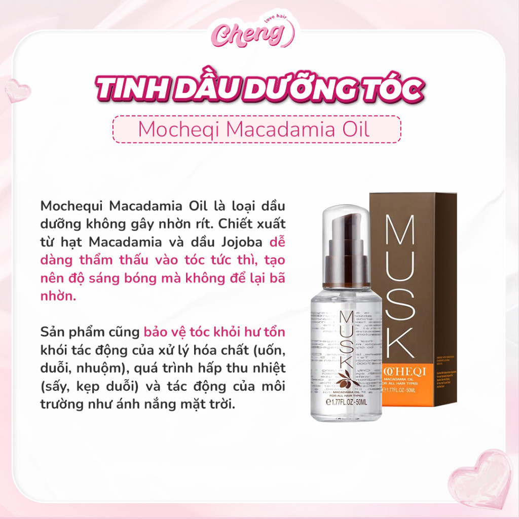 Tinh dầu dưỡng tóc Macadamia