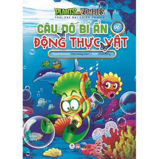 Sách - Trái Cây Đại Chiến Zombie - Câu Đố Bí Ẩn Về Động Thực Vật  - HHB