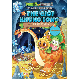 Sách Trái Cây Đại Chiến Zombie - Thế Giới Khủng Long Tập 6: Kho Báu Kỷ Jura (Tái Bản)  - HHB