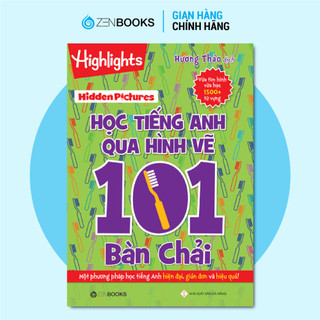 Sách - Hidden Pictures – Học Tiếng Anh Qua Hình Vẽ 101 Bàn Chải  - ZB