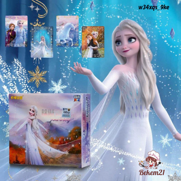 Frozen Thẻ Toàn Bộ Hộp Elsa Elsa Thẻ Công Chúa Sách Thẻ Elsa Để Bàn Trò Chơi Thẻ Bộ Sưu Tập Thẻ Trò 