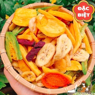  THẬP CẨM TRÁI CÂY SẤY RAU CỦ SẤY LOẠI ĐẶC BIỆT GIÒN XỐP BÙI NGỌT TỰ NHIÊN - ĐẶC SẢN THẢO ĐÀ LẠT 