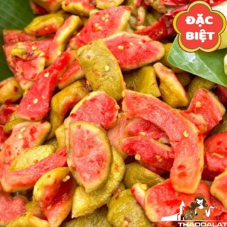 Ổi Ruby muối ớt, ổi ruột đỏ, muối ô mai chua ngọt cay nhẹ, dẻo thơm, ấn tượng vô cùng - Đặc sản Thảo Đà Lạt