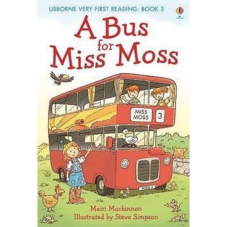 Sách - Usborne Very First Reading A Bus For Miss Moss