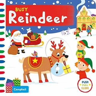Sách - Busy Reindeer by Campbell Books