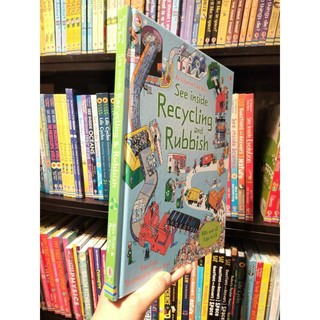Sách - Flap Book See Inside Recycling and Rubbish