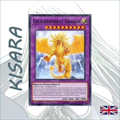 Bài lẻ Yugioh Enlightenment Dragon - LEDE-EN038 - Super Rare 1st Edition