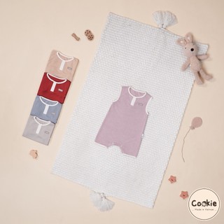 Bộ Body Cho Bé COOKIE, Body Đùi Nách Bổ Trụ Cho Bé Size Từ 3 Tháng Đến 12 Tháng