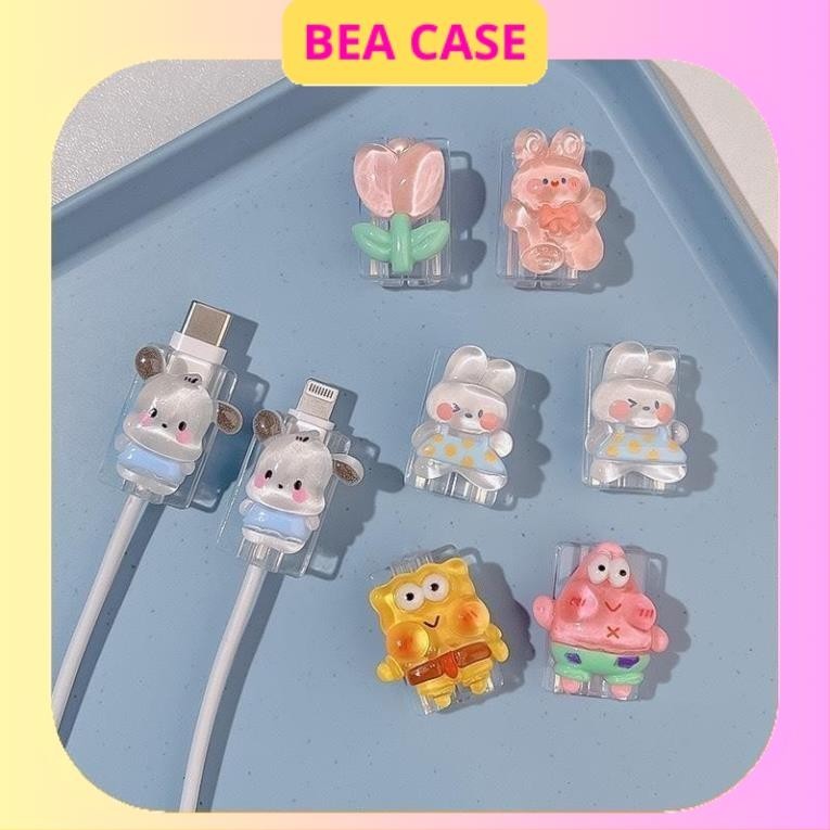 Phụ kiện bảo vệ đầu cáp sạc cho iphone nhiều hình dễ thương BEA CASE