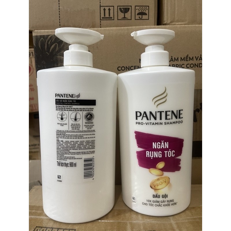 Pantene dầu gội ngăn rụng tóc chai 900ml.