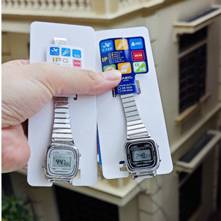 Đồng hồ nữ Casio La670 nhẹ nhàng , tinh tế , cổ điển , dây thép không gỉ , tặng kèm pin dự phòng