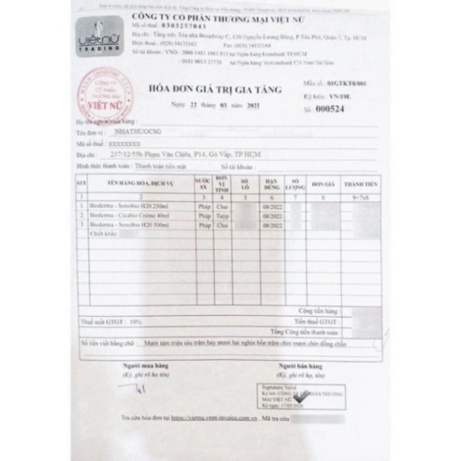 Nước tẩy trang bioderma 500ml dành cho mọi loại da chính hãng- cerave store vip | BigBuy360 - bigbuy360.vn