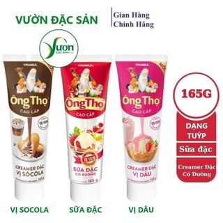  Tuýp sữa đặc có đường Ông Thọ 165g chính hãng Vinamilk cao cấp   Tùy chọn Sữa đặc Vị Dâu Vị Socola   - Vườn Đặc Sản 