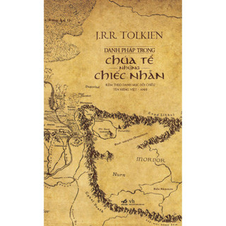 Sách - Danh pháp trong Chúa tể những chiếc nhẫn -  NNB