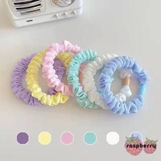 🍓Raspberry🍓 Dây Cột Tóc Vải Co Giãn Dễ Thương Dành Cho Nữ