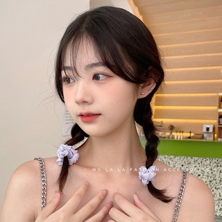 🍓Raspberry🍓 Dây Cột Tóc Vải Co Giãn Dễ Thương Dành Cho Nữ