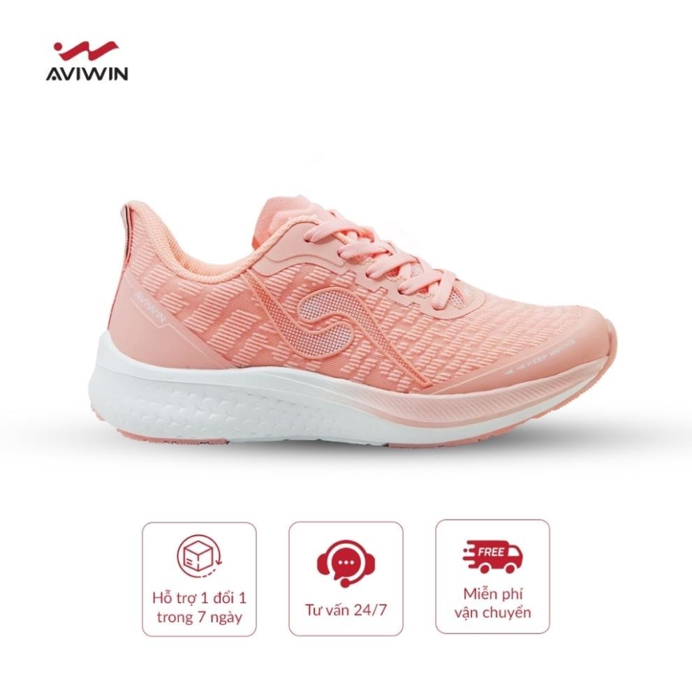 Aviwin Giày thể thao chạy bộ nữ hồng Avispeed chính hãng