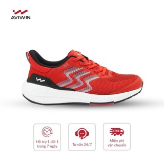 Aviwin Giày thể thao chạy bộ nam đỏ Aviboost chính hãng